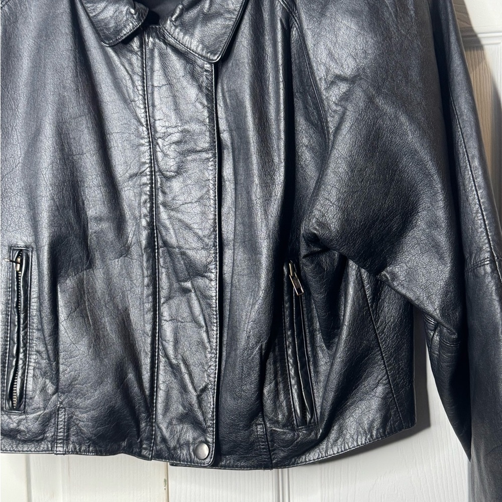 BP Classic Black Leather Jacket - Picture 6 of 16